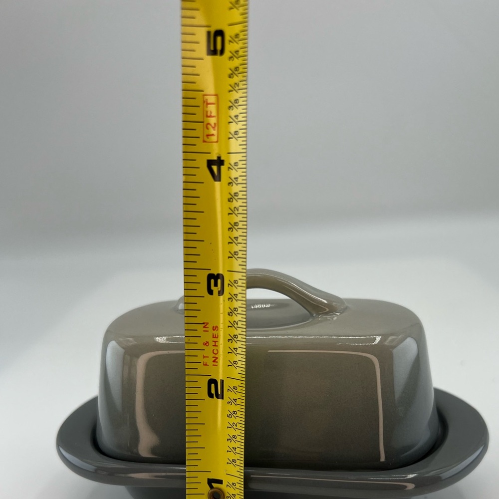 Chantal 5" Mini Butter Dish Fade Gray - Picture 8 of 8